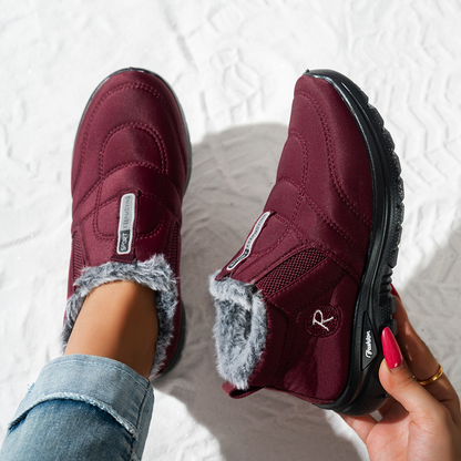 (⏳NOW ON: 50% OFF Sale! 🔥)Snow Boots for Women Slip on Winter Warm Shoes Fashion