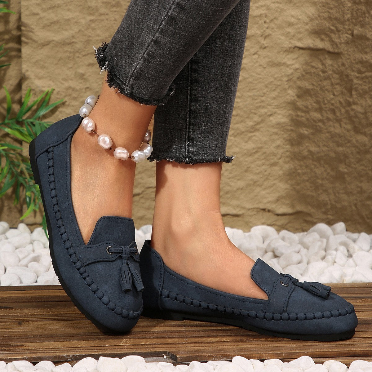 Women's Orthopedic Arch Support Loafers, Posture Correction Comfort Slip On Flats, All Day Standing Plantar Fasciitis Relief Moccasins