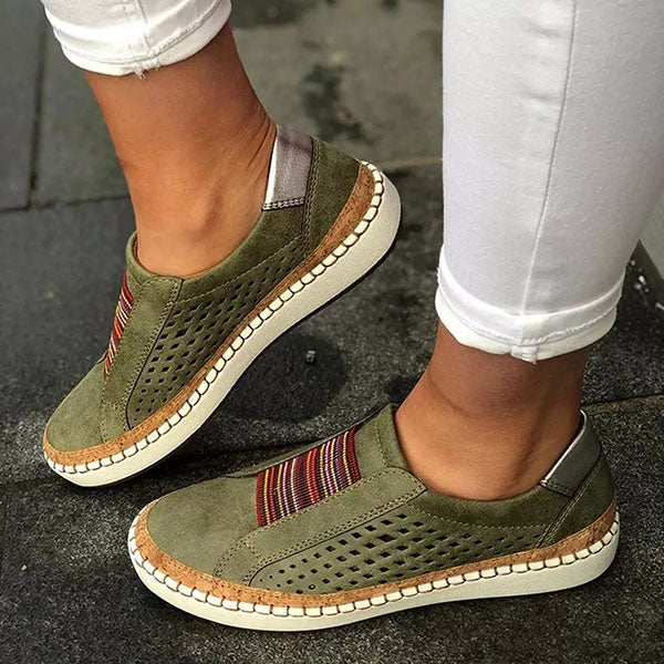 (⏳NOW ON: 49% OFF Sale! 🔥)⭐Women's Modern No-Tie Slip-On Sports Skate Shoes