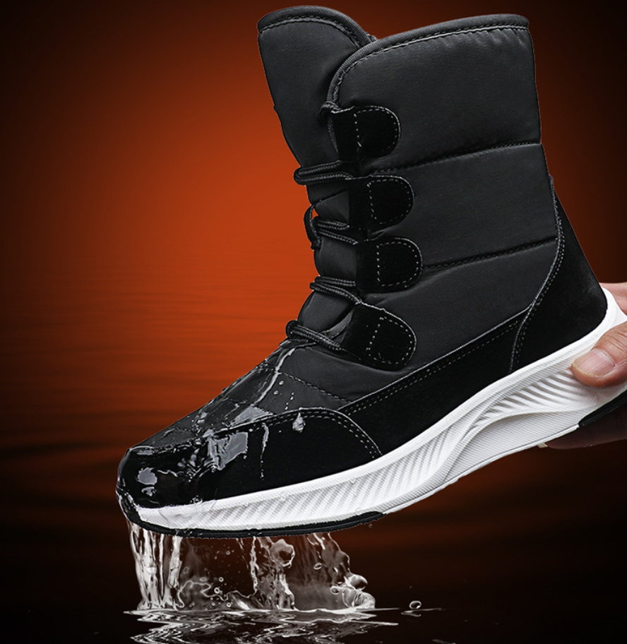 (⏳NOW ON: 70% OFF Sale! 🔥)Women Boots Autumn and Winter Women's Snow Boots Thick soled Lace up Thermal Shoes Outdoor Shoes