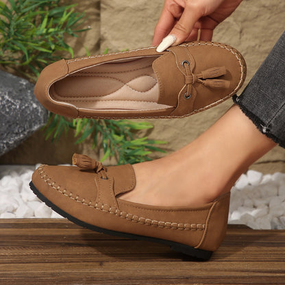 Women's Orthopedic Arch Support Loafers, Posture Correction Comfort Slip On Flats, All Day Standing Plantar Fasciitis Relief Moccasins