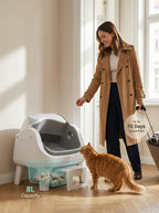 Smart Open Top Self-Cleaning Cat Litter Box