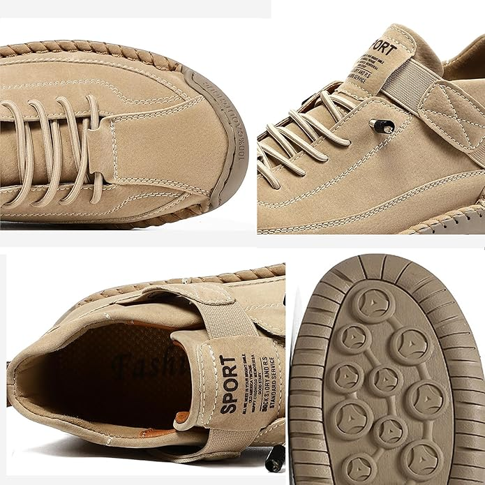 (⏳NOW ON: 70% OFF Sale! 🔥)Handmade Leather Women’s Orthopedic Comfort Shoes – Soft, Lightweight, Non-Slip Casual Style