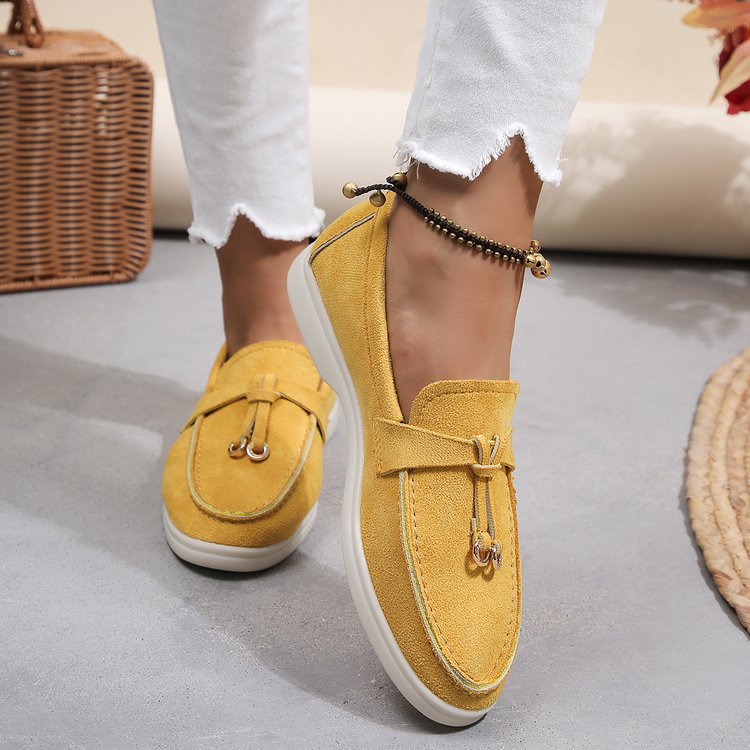 💝Summer Sale⭐Comfortable Women's Slip-On Sneakers: Casual Flat Loafers for Walking