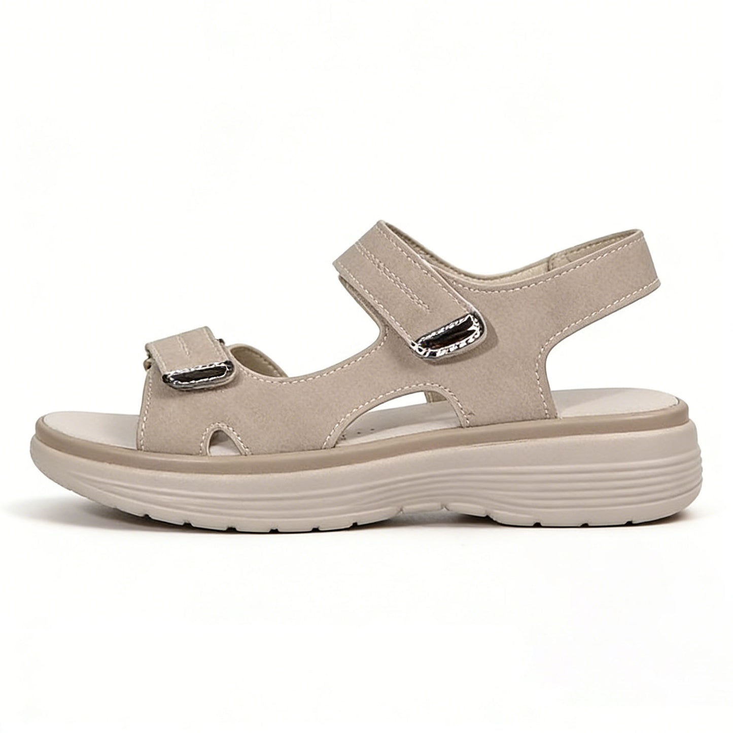 Women's Orthopedic Sandals, Soft and Comfortable Foam Arch Support Walking Sandals with Adjustable Strap, Wedge Platform, Athletic Summer Travel Shoes