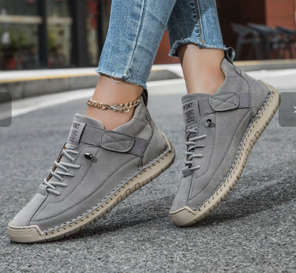 (⏳NOW ON: 70% OFF Sale! 🔥)Handmade Leather Women’s Orthopedic Comfort Shoes – Soft, Lightweight, Non-Slip Casual Style