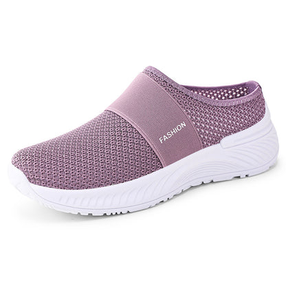 Air Cushion Slip-On Mules – Arch Support & Breathable for Walking