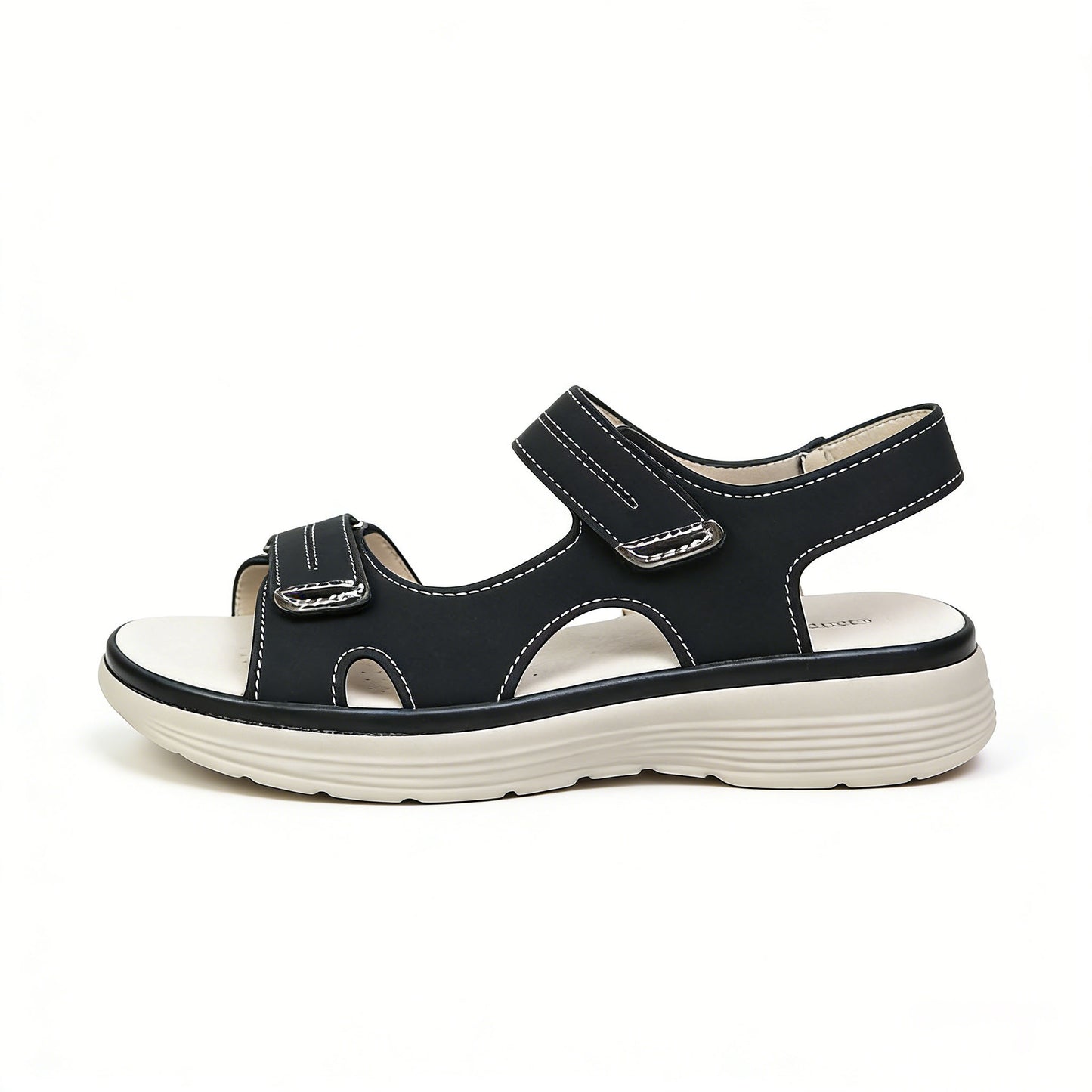 Women's Orthopedic Sandals, Soft and Comfortable Foam Arch Support Walking Sandals with Adjustable Strap, Wedge Platform, Athletic Summer Travel Shoes