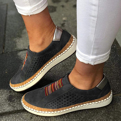 (⏳NOW ON: 49% OFF Sale! 🔥)⭐Women's Modern No-Tie Slip-On Sports Skate Shoes