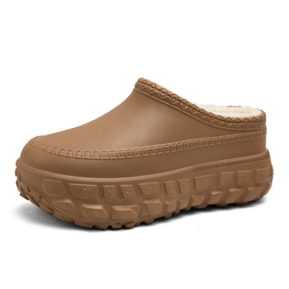 (⏳NOW ON: 70% OFF Sale! 🔥)Women’s Platform Furry Warm Waterproof Slippers