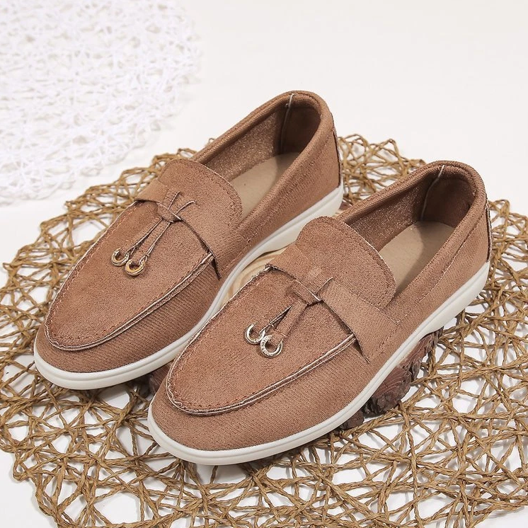 💝Summer Sale⭐Comfortable Women's Slip-On Sneakers: Casual Flat Loafers for Walking