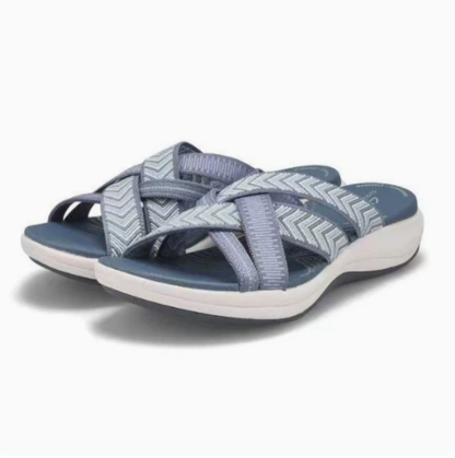 Hufu Women's Orthopaedic Sandals, Lightweight Comfortable Sandals with Arch Support, Summer Non-Slip Sandals, Leisure Slippers for Women
