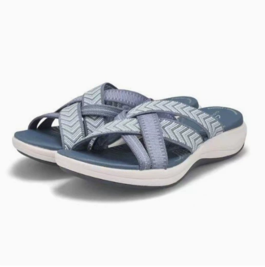 Hufu Women's Orthopaedic Sandals, Lightweight Comfortable Sandals with Arch Support, Summer Non-Slip Sandals, Leisure Slippers for Women