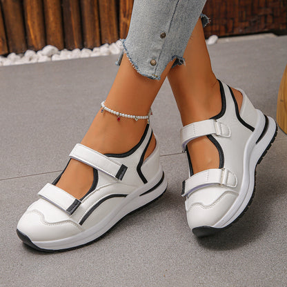 Women Orthopedic Sandals, Arch Support Walking Sneakers, Adjustable Corrective Shoes Plantar Fasciitis Relief