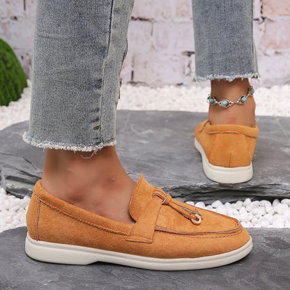 💝Summer Sale⭐Comfortable Women's Slip-On Sneakers: Casual Flat Loafers for Walking