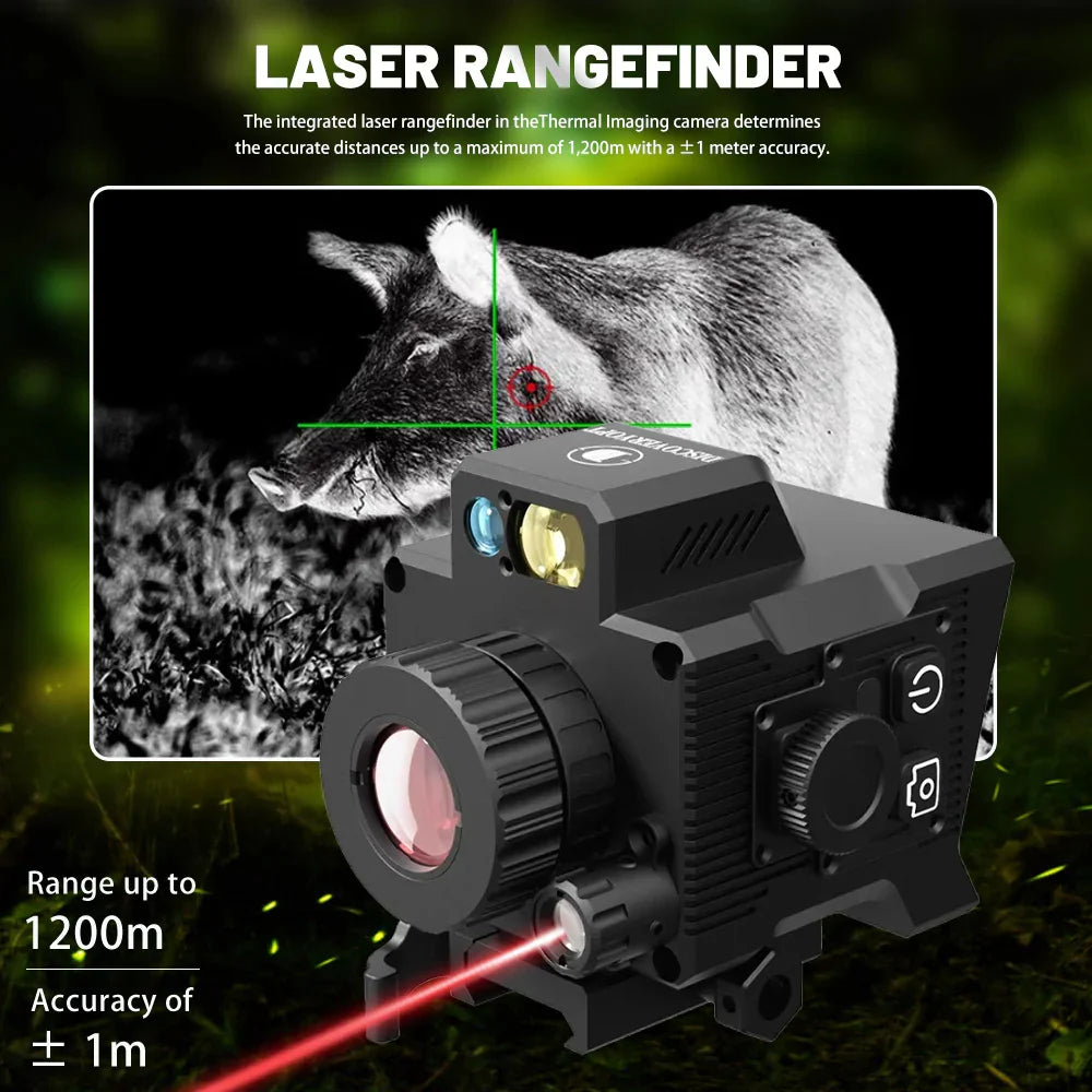 640×512 Clip-On Thermal Monocular | WIFI Tactical Infrared Scope 4 Color Palette