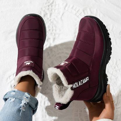 (⏳NOW ON: 50% OFF Sale! 🔥)Waterproof Anti-Slip Winter Snow Boots for Men & Women, Warm Fur-Lined Outdoor Boots