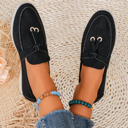 💝Summer Sale⭐Comfortable Women's Slip-On Sneakers: Casual Flat Loafers for Walking