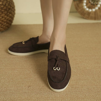💝Summer Sale⭐Comfortable Women's Slip-On Sneakers: Casual Flat Loafers for Walking