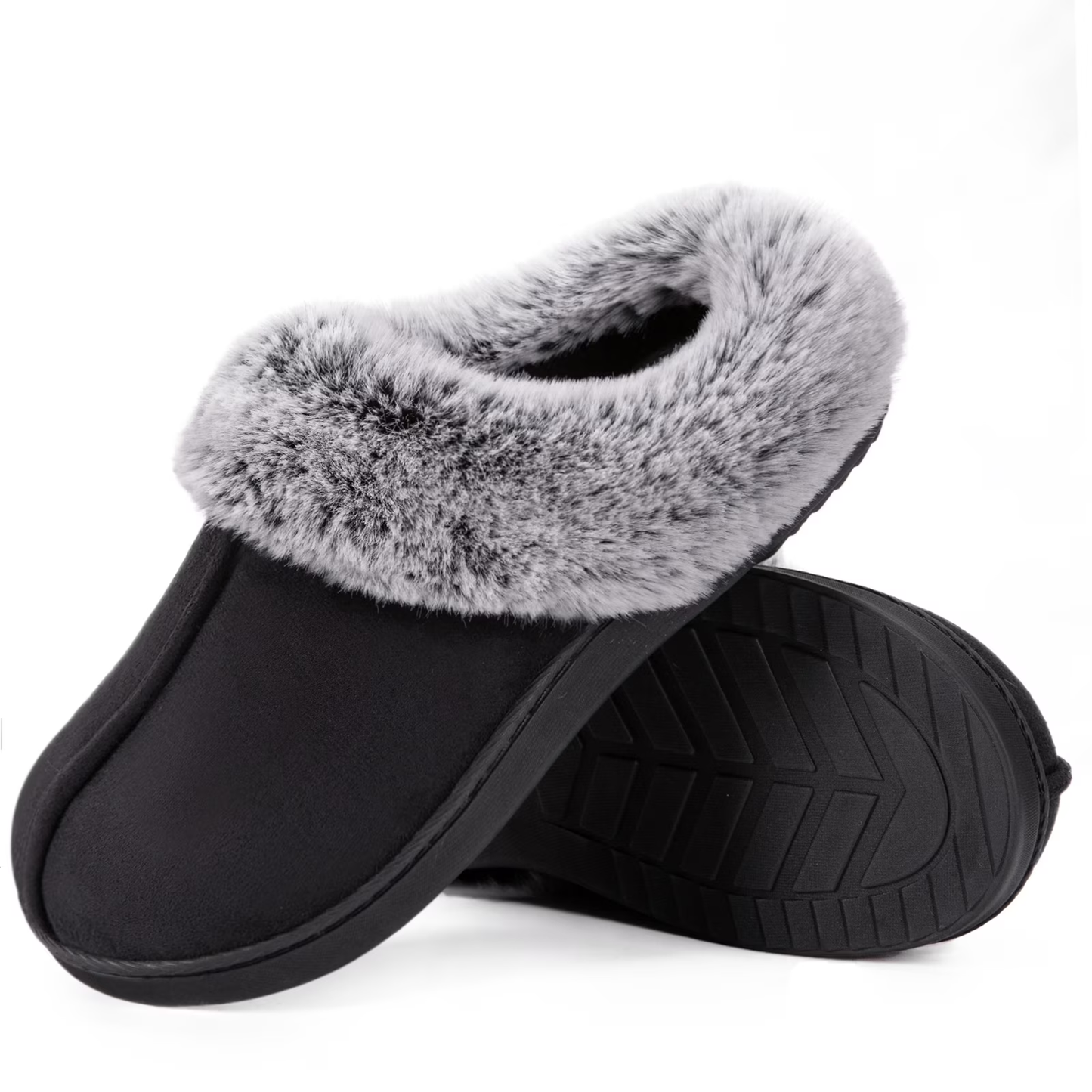 (⏳NOW ON: 70% OFF Sale! 🔥)Women’s Winter Fuzzy Lined Warm Indoor Outdoor Slippers