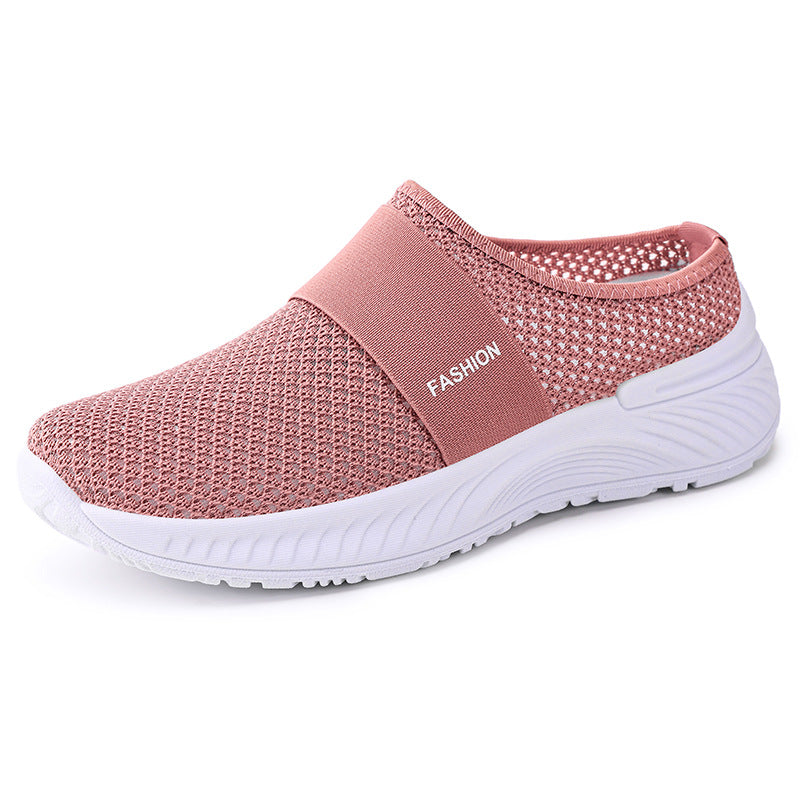 Air Cushion Slip-On Mules – Arch Support & Breathable for Walking